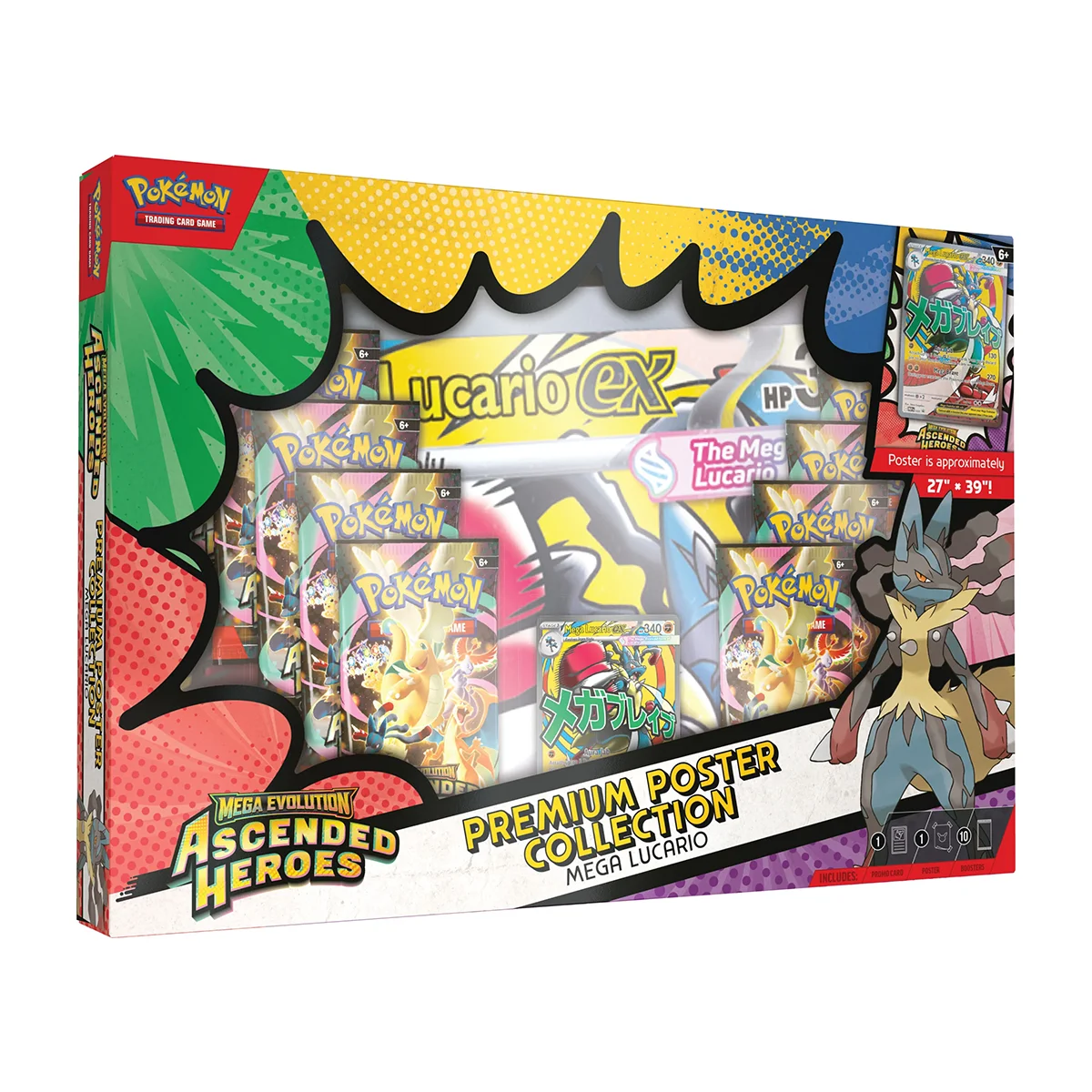 Ascended Heroes Premium Poster Collection - Mega Lucario